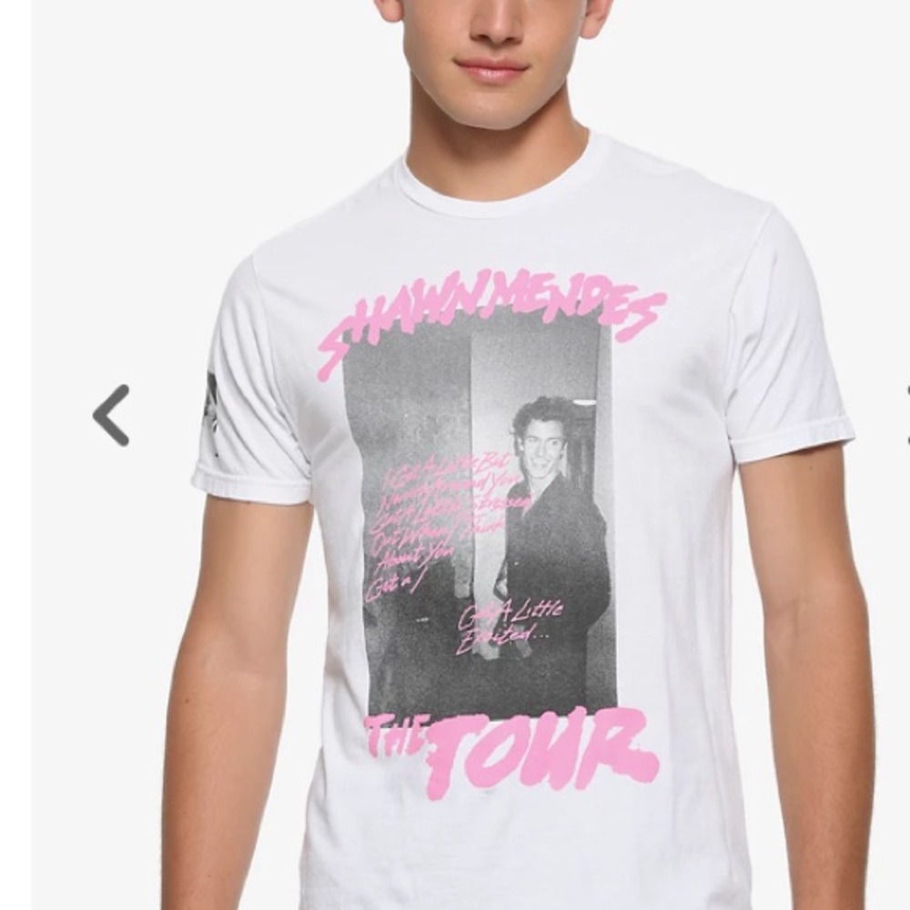 SHAWN MENDES official The Tour Photo tee size men’s large